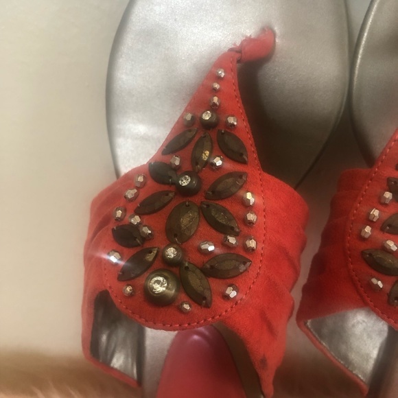 Boho, thong festival sandals Sz 8.5 - Picture 12 of 14